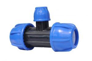 Tee de Compressão Pp P/pead Redução 50 X 40 Mm - Pn 16