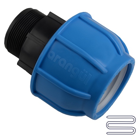 Adaptador de Compressão Pp P/pead R.m. 25 X 1/2 - Pn 16